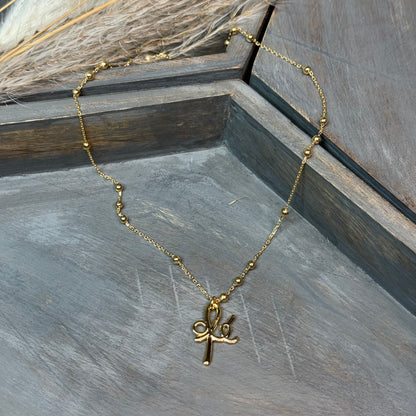 Fé/Faith 18k Gold-Filled Chain -  Necklace