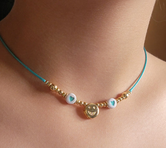 Happy Face Necklace for Girls