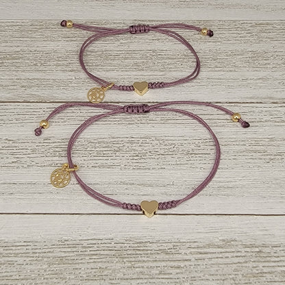 Mom & Daughter Matching Bracelets Set of 2.  Available in Many Colors!