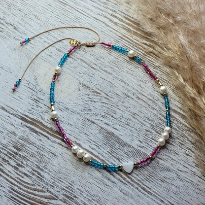 Adjustable Colorful Choker Necklace